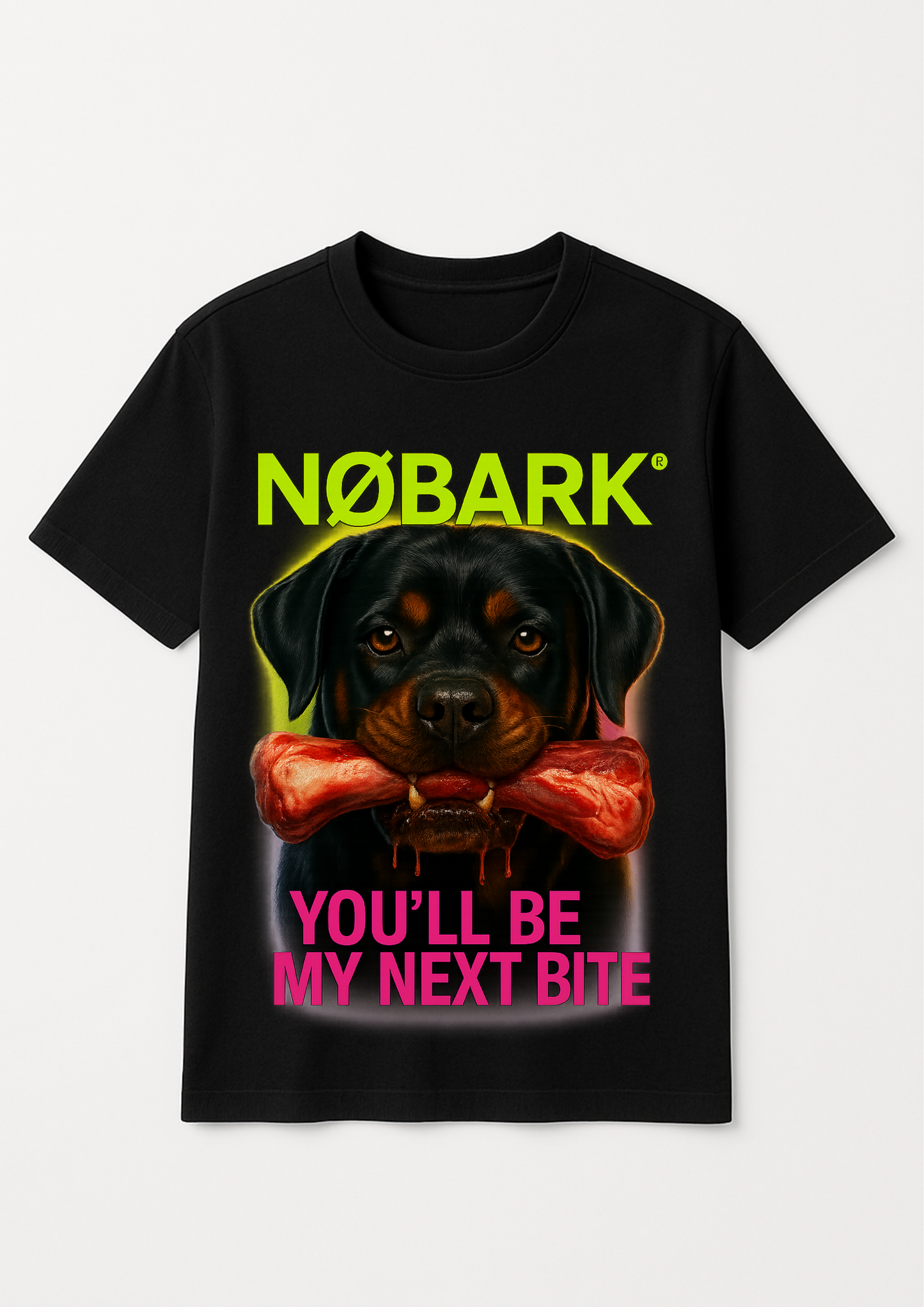 NØBARK – “You’ll Be My Next Bite” T-Shirt (Black)