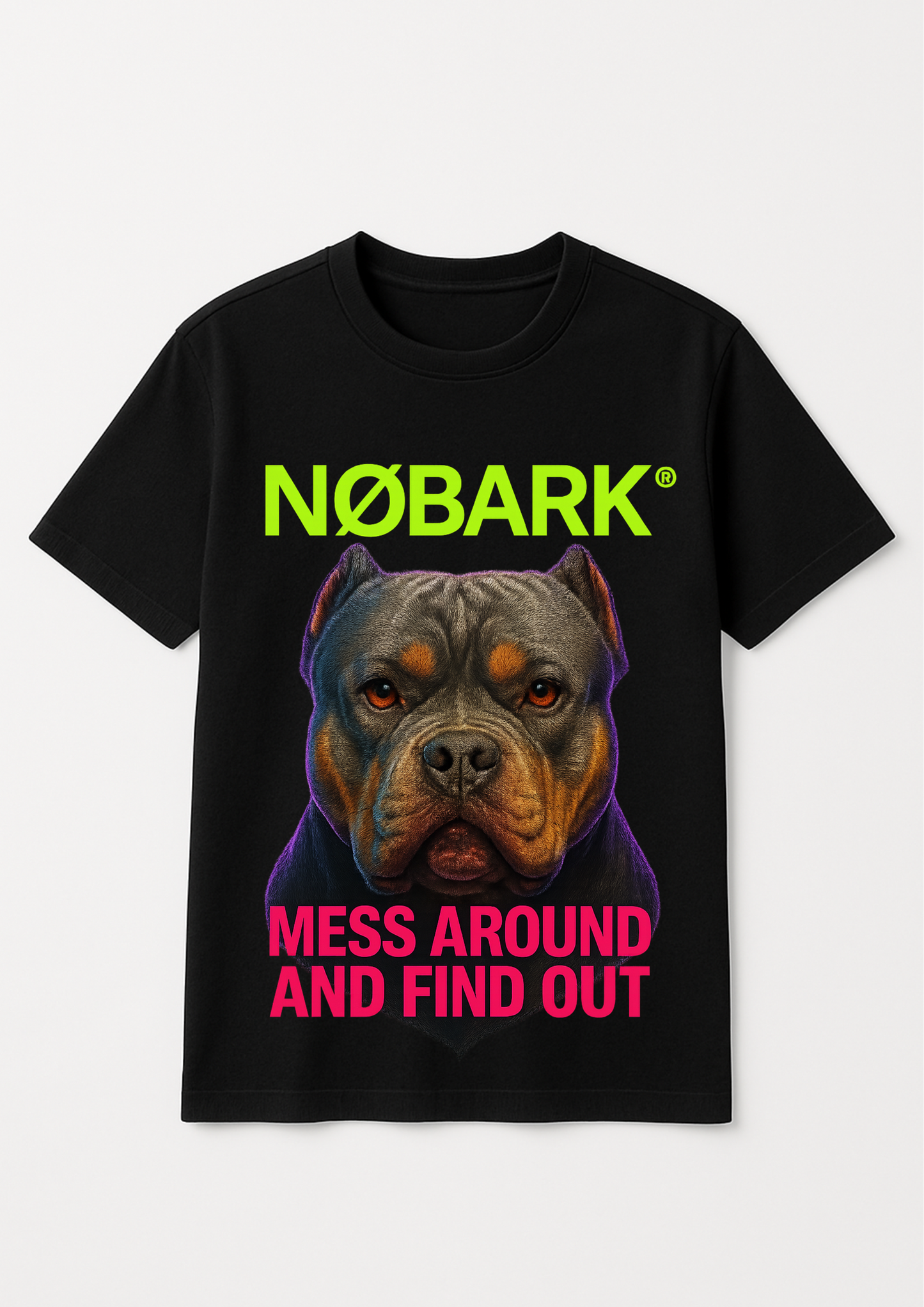 NØBARK – “Mess Around and Find Out” T-Shirt (Black)